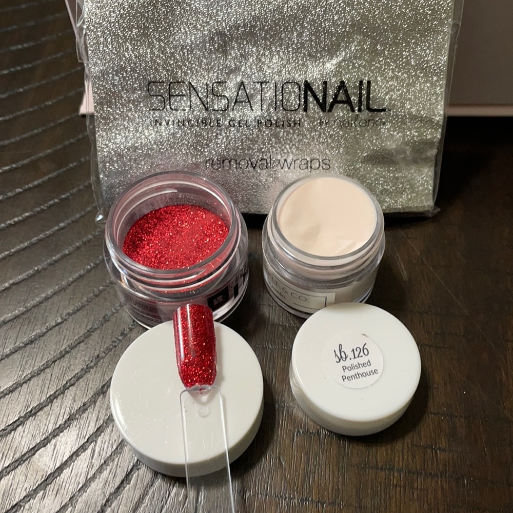Sparkle & Co And Red Carpet Color Dip Powder